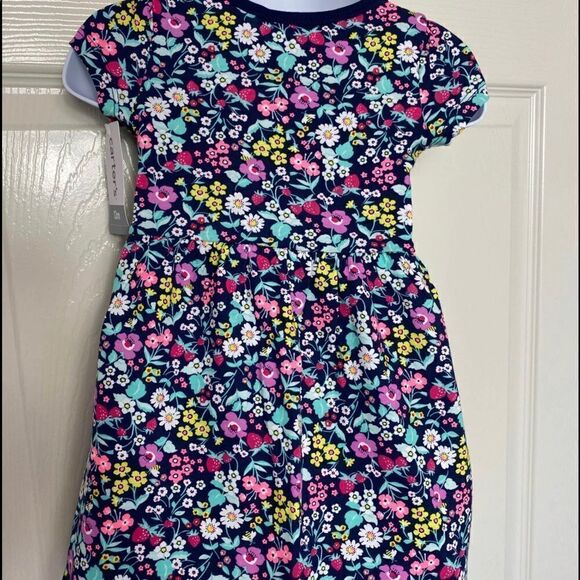 CARTER’S 12M Flower Print Knit Dress - Picture 3 of 4